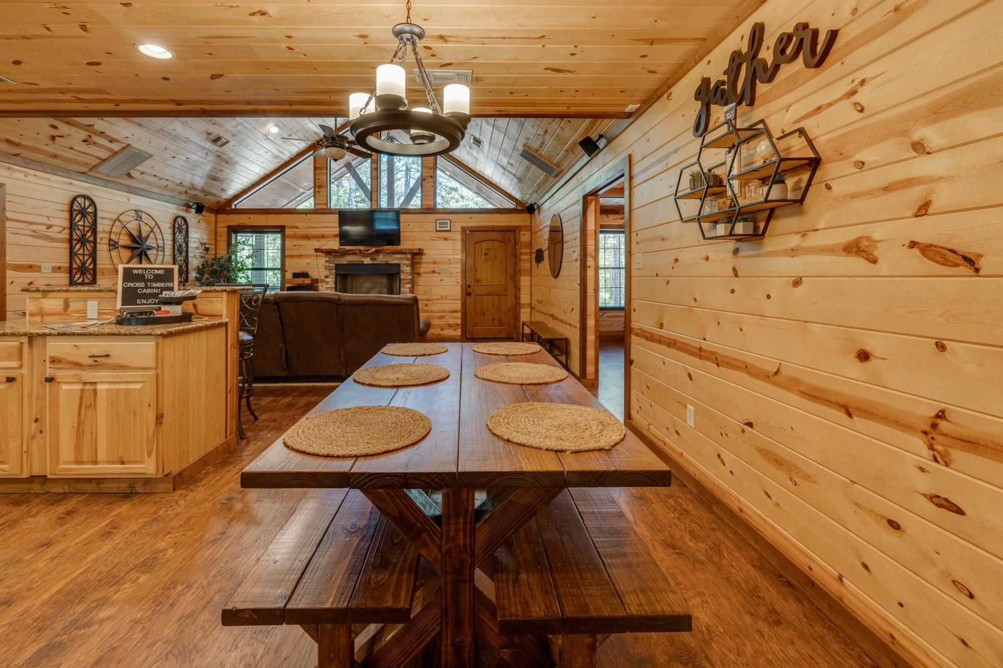Cross Timbers Cabin On The Grove'S 25-Acres Broken Bow Esterno foto